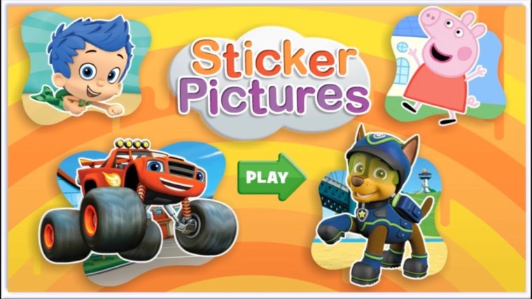 Nick Jr Sticker pictures Classic Edition
