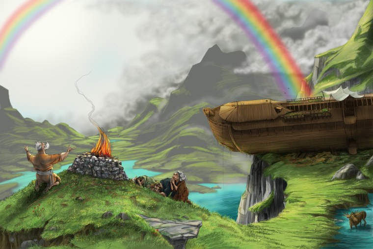 Радуга Ковчег Ноев Ковчег