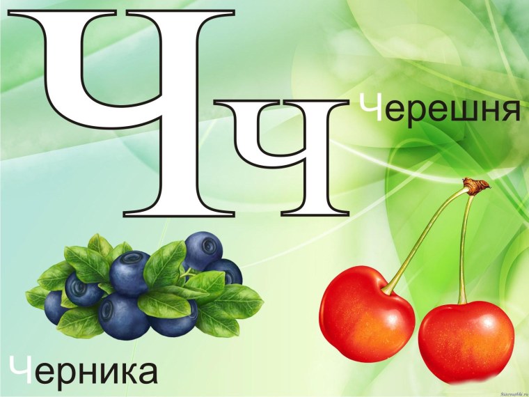 Фруктовая Азбука в картинках