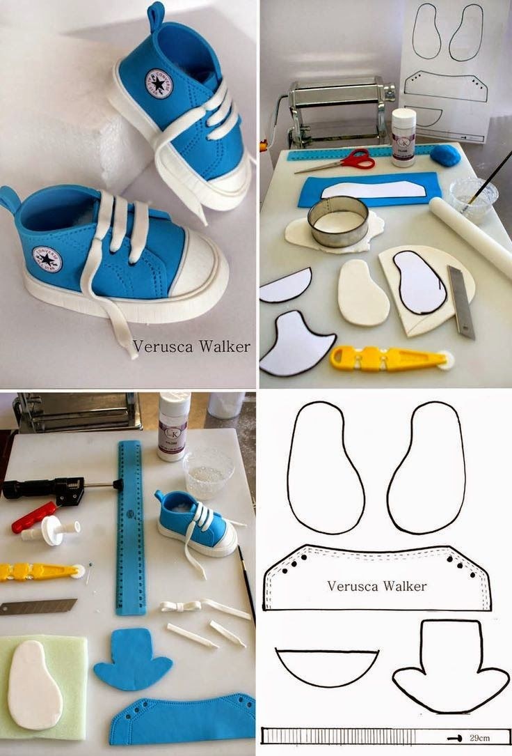 Ботиночки из фоамирана для куклы МК