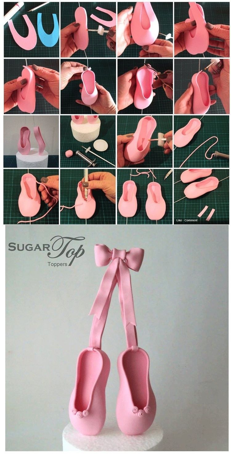 Пуанты из мастики