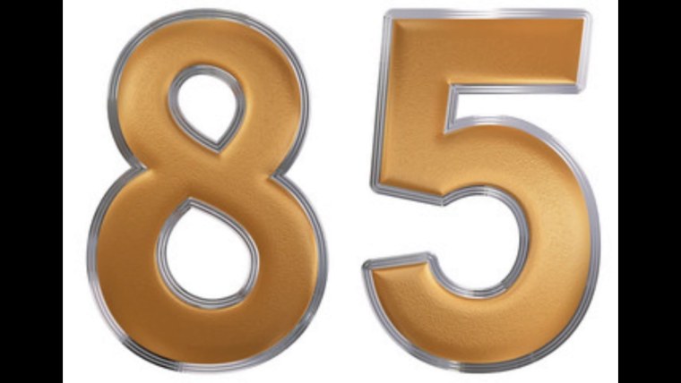 85 Лет цифры