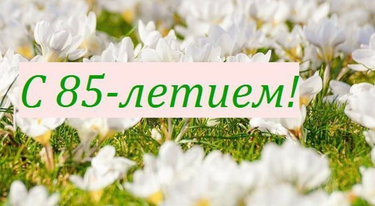 С юбилеем 85 лет женщине