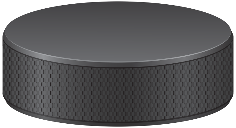 Шайба хоккейная без фона