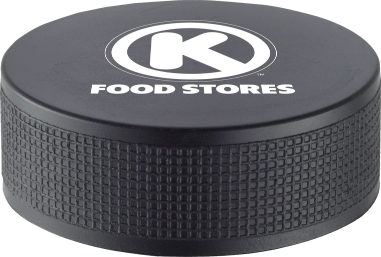 Хоккейная шайба на прозрачном фоне