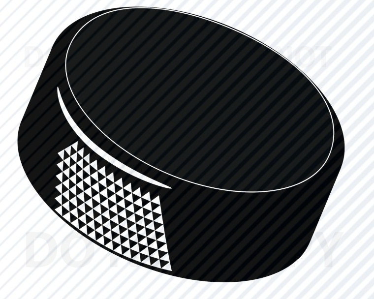 Трафарет шайбы хоккейной