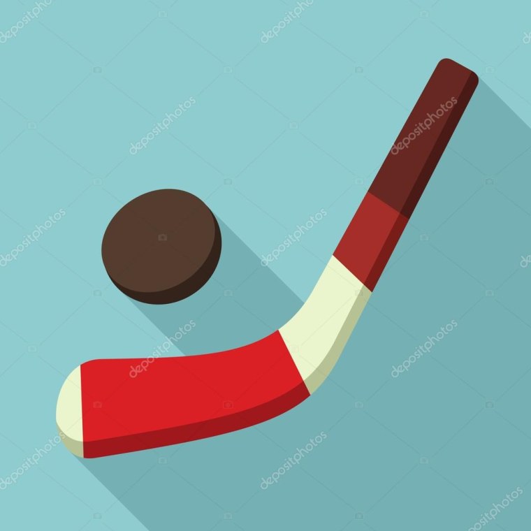 Шайба и клюшка арт