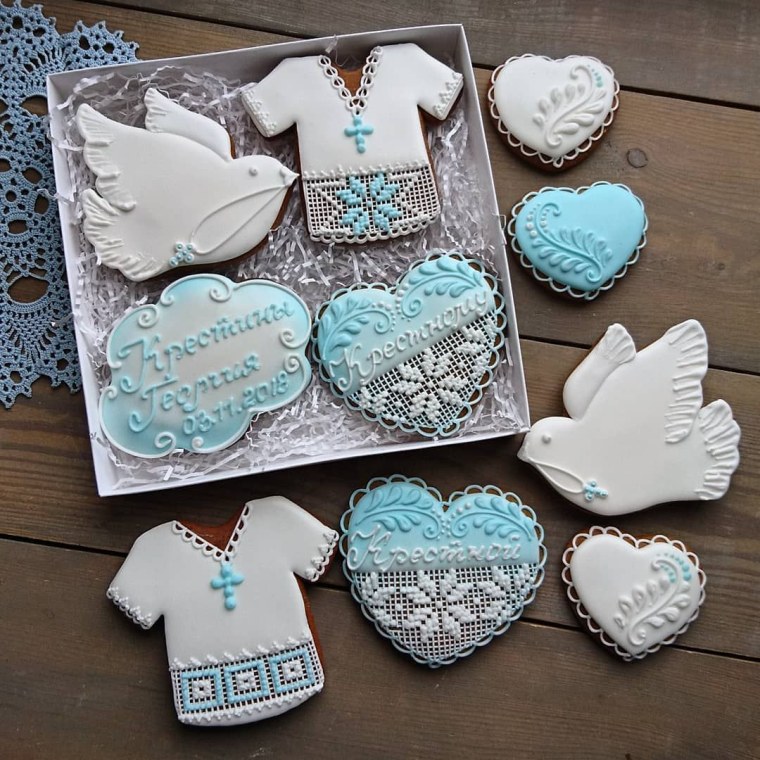 Набор картинок для капкейков на крещение