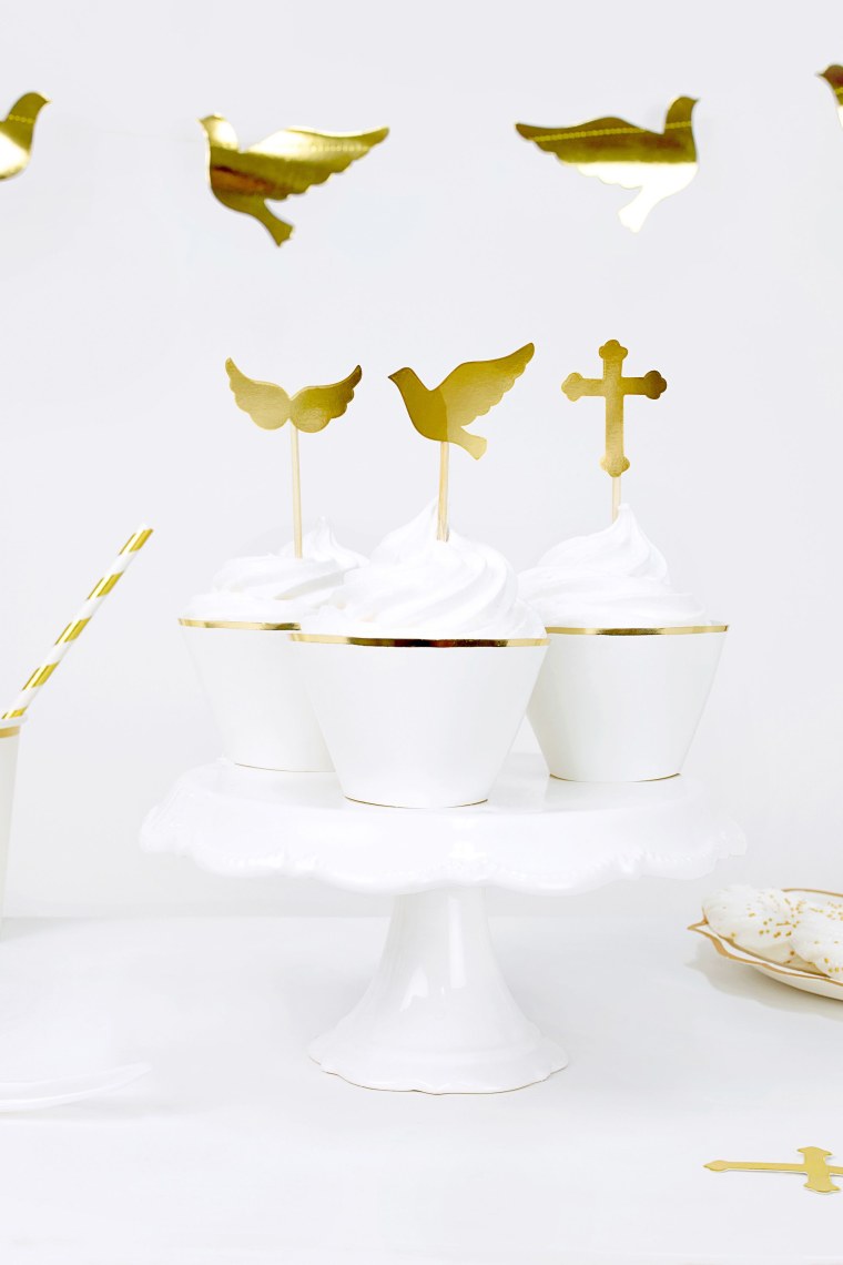 Печать для капкейков новорожденным