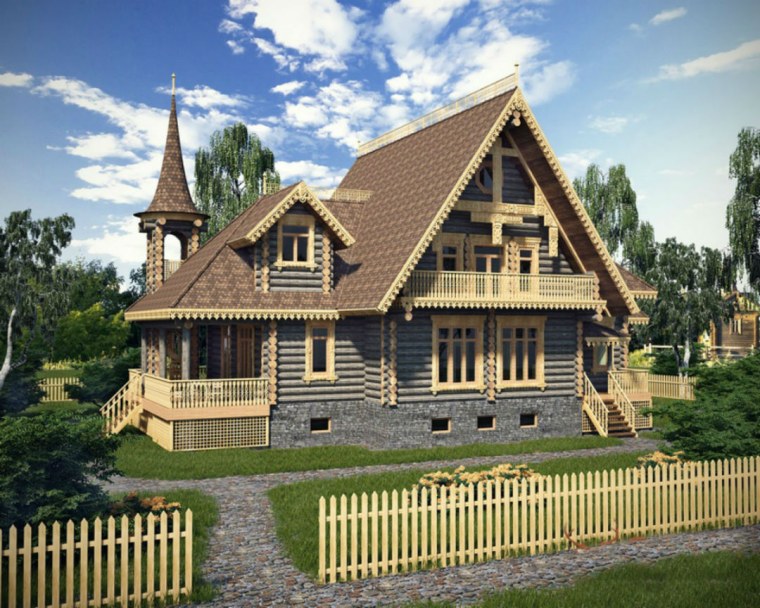 Каменный Терем в русском стиле