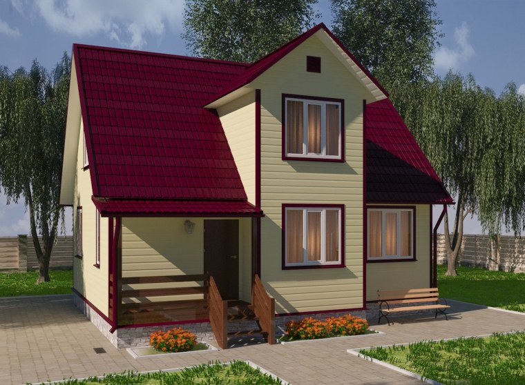 Дом дачный Терем Лидер 7