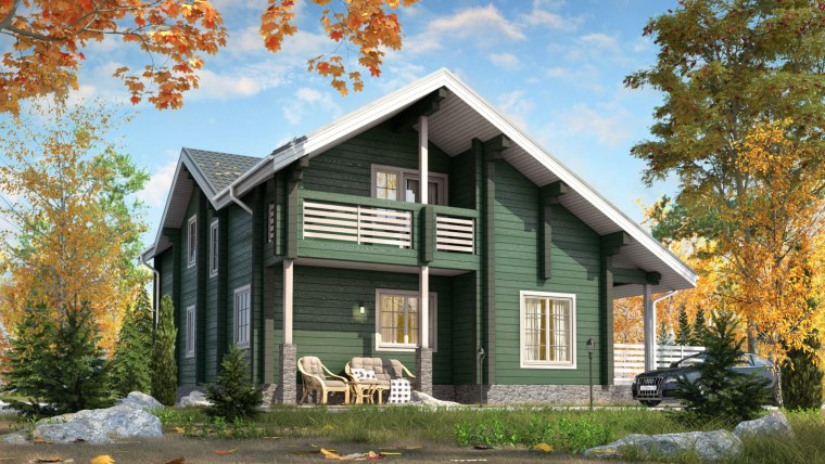 Дома из клееного бруса Терем