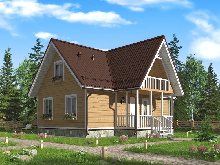 Каркасный дом Александрия 7х9