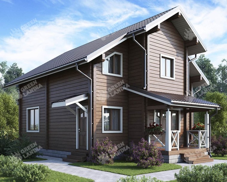 Дом из бруса Терем под ключ