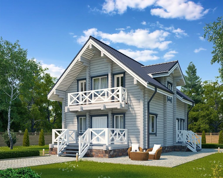 Дом из клееного бруса Терем