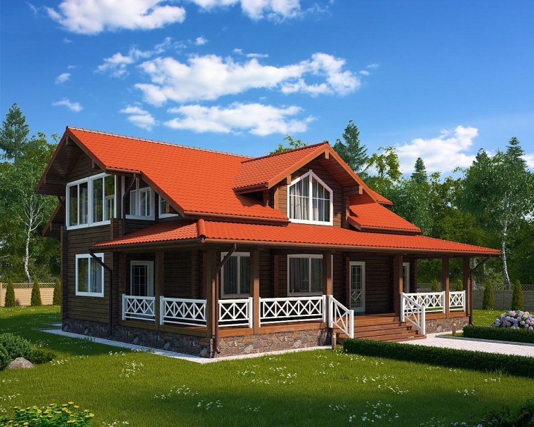 Выставочные домики из бруса