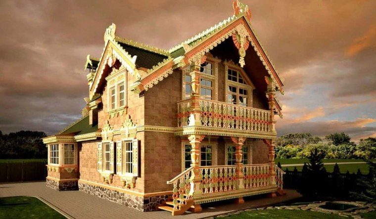 Каменный Терем в русском стиле