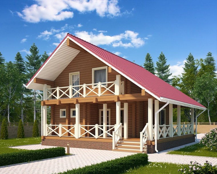 Дом из бруса Терем