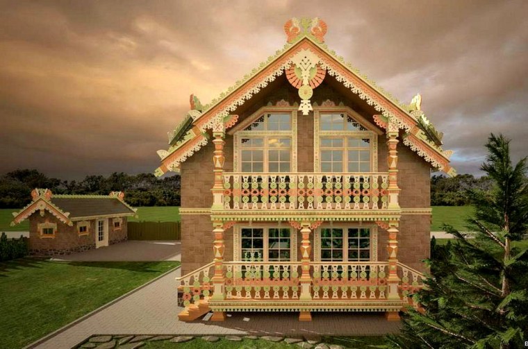 Каменный Терем в русском стиле