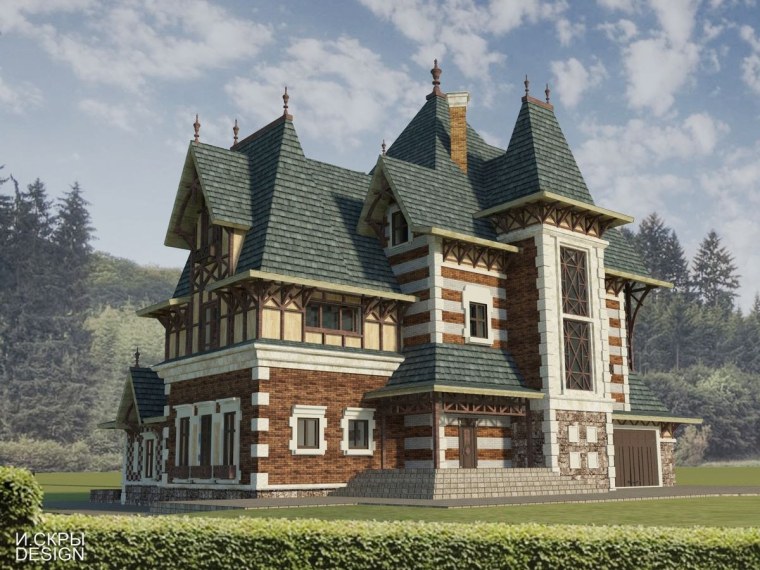 Терем Неорусский стиль