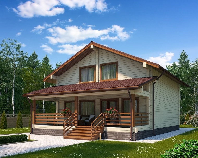 Дома из клееного бруса Терем