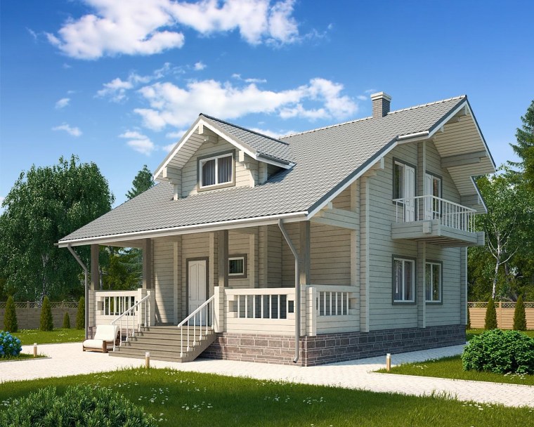 Дом из клееного бруса Терем