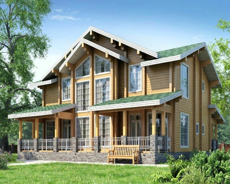 Дом из клееного бруса Терем