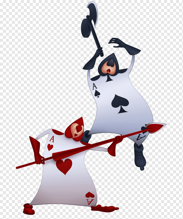 Карты из мультика Алиса в стране чудес