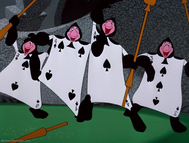 Карточные Стражи из Алисы в стране чудес