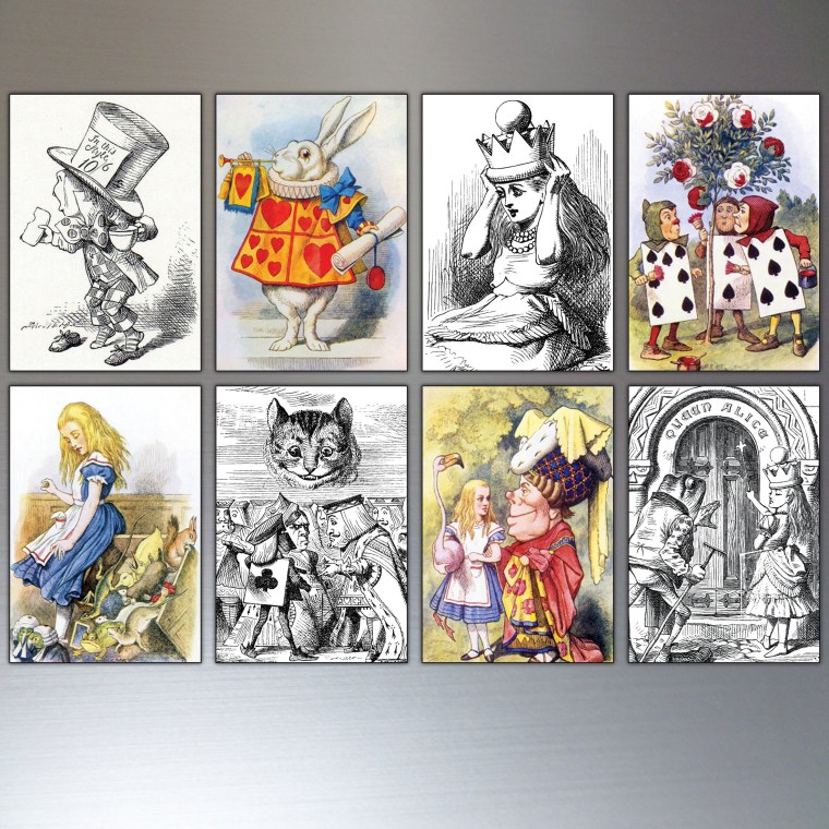 Декупажные карты Алиса в стране чудес