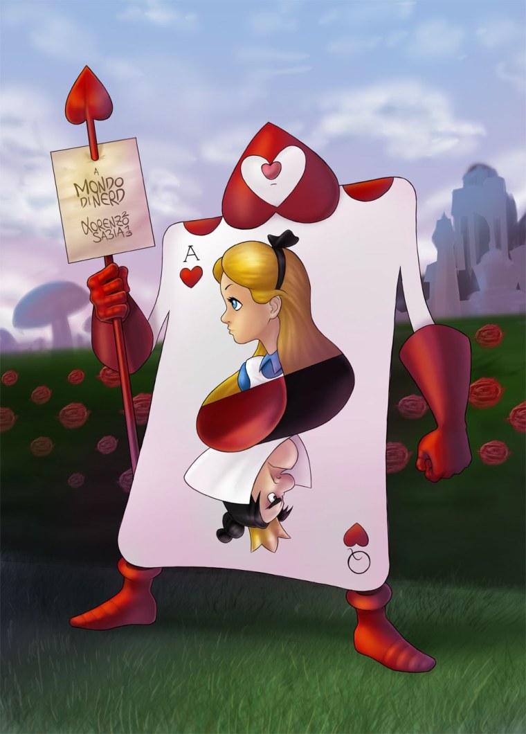 Алиса в стране чудес Дисней Червовая дама