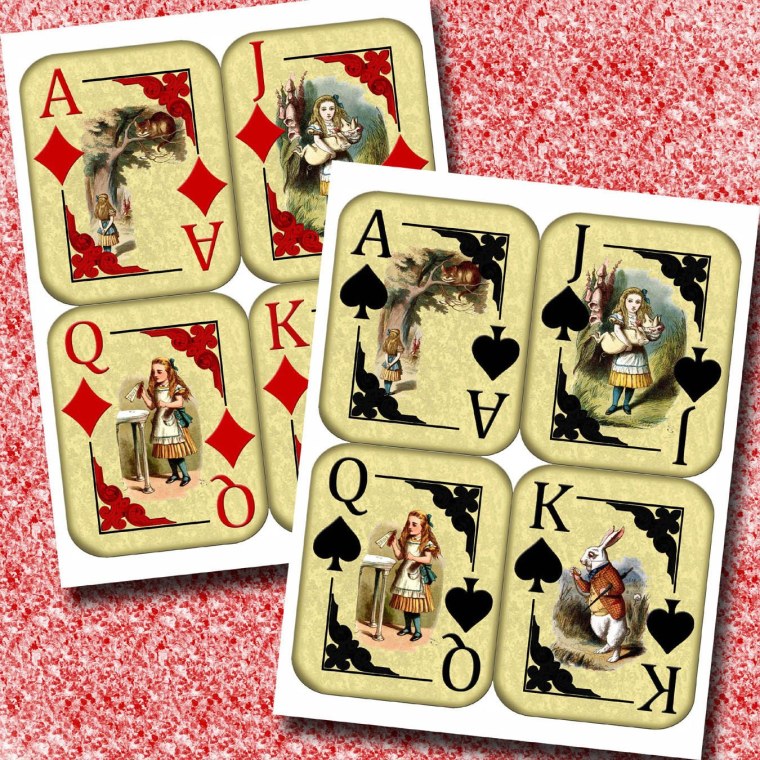 Alice in Wonderland игральные карты