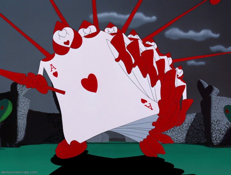 Алиса в стране чудес карты стража