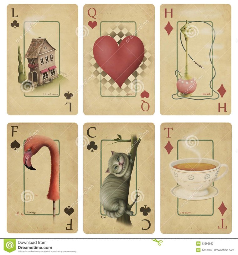 Колода карт из Алисы в стране чудес