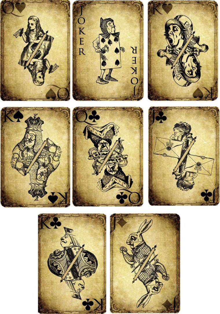 Колода карт Алиса в стране чудес