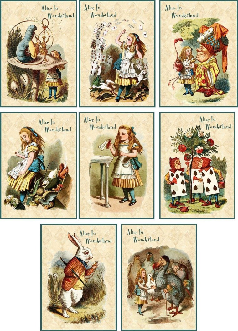 Колода карт Алиса в стране чудес