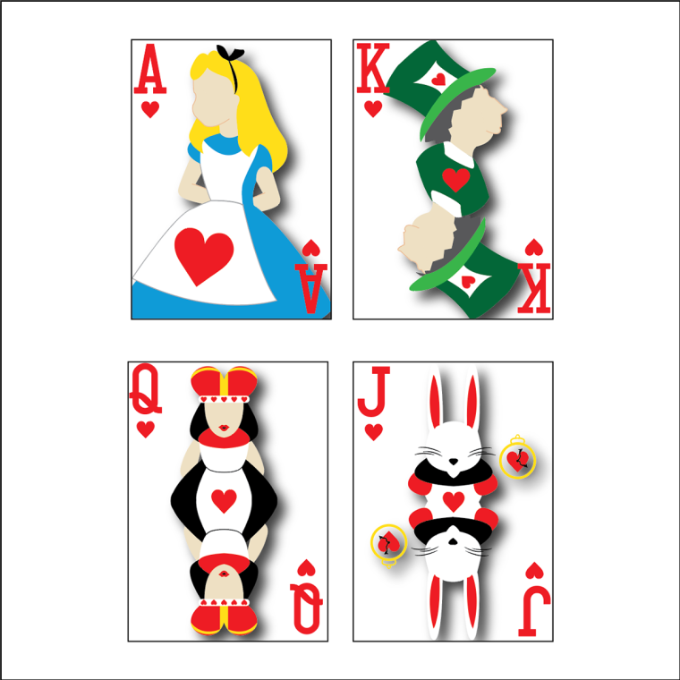 Колода карт из Алисы в стране чудес