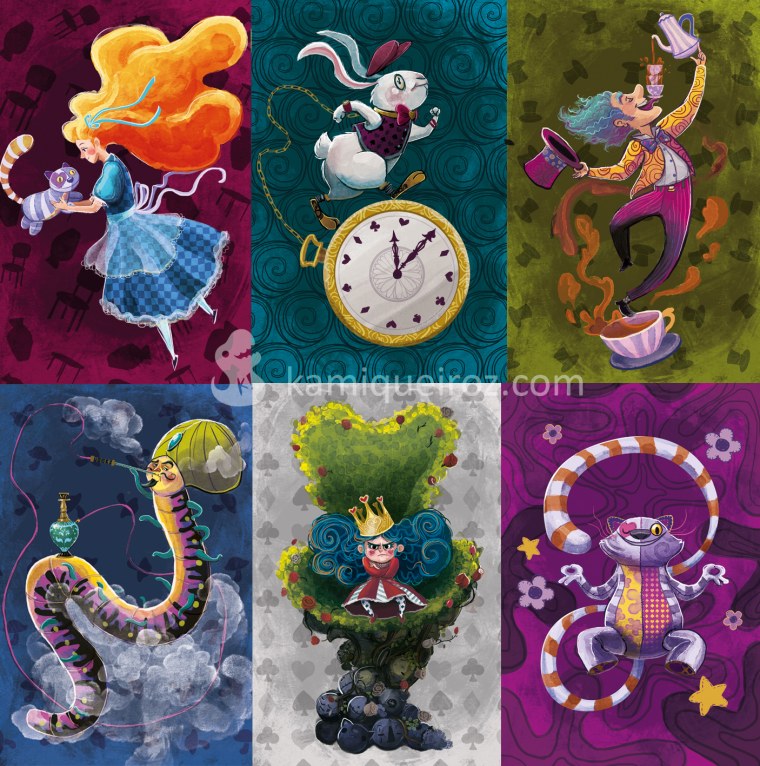 Алиса в стране чудес иллюстрации