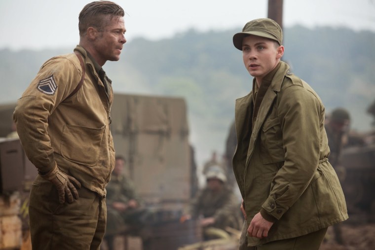 Логан Лерман в фильме ярость