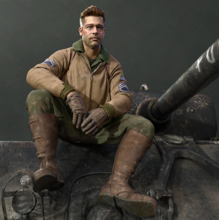 Brad Pitt Fury