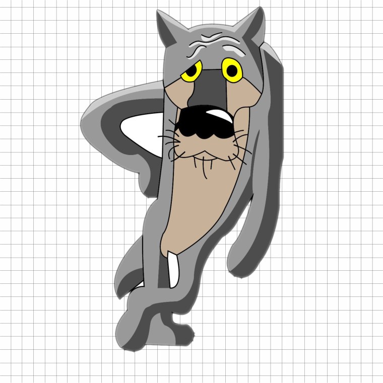 Волк из мультика жил был пёс