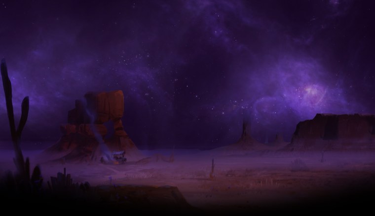 Звёздная ночь фон профиля Dota 2