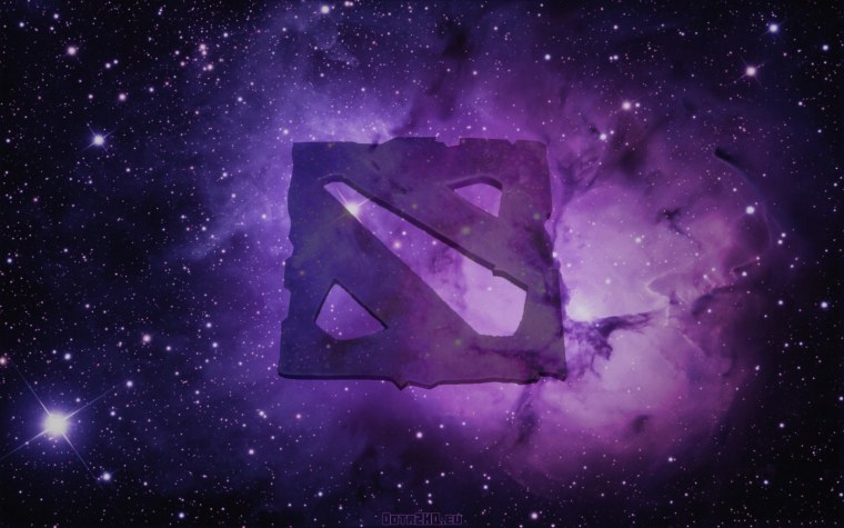 Фиолетовый значок доты