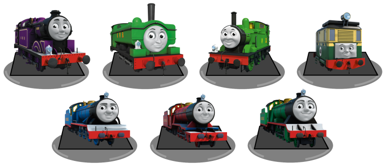Томас и друзья герои мультика арт