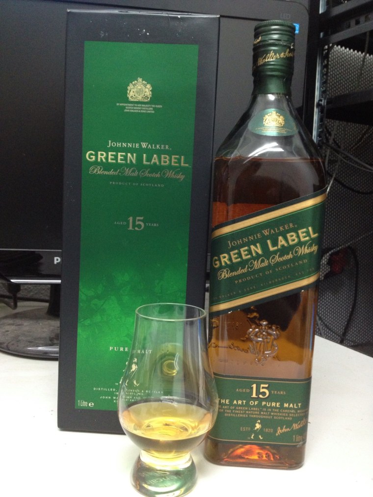 Шотландский виски зеленая этикетка