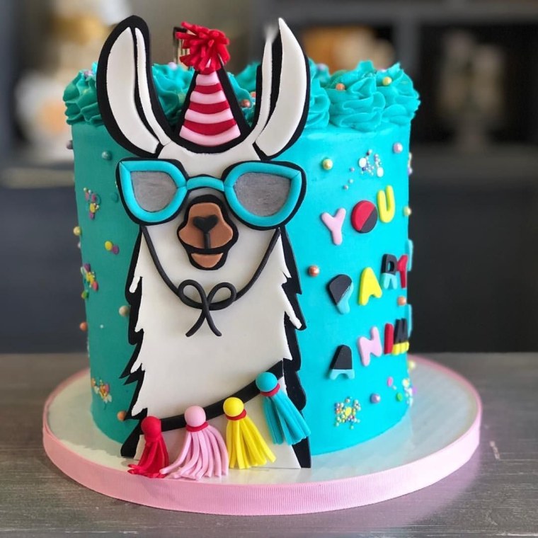 Тортик с ламой