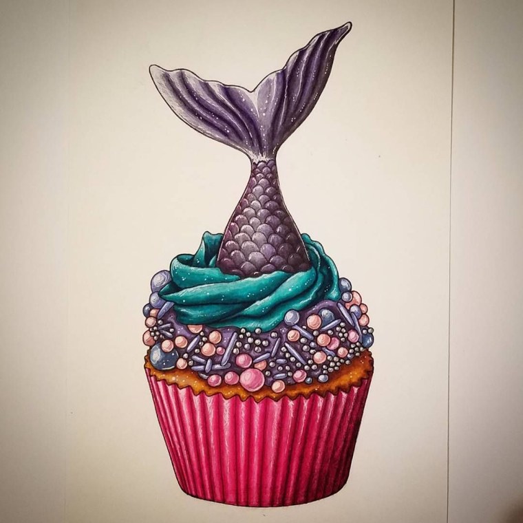 Капкейк скетч