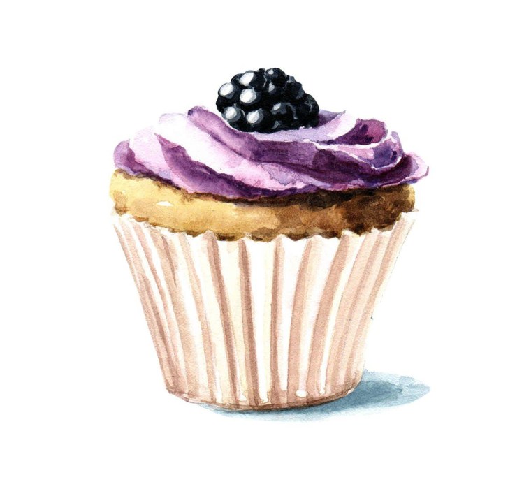 Торт акварель