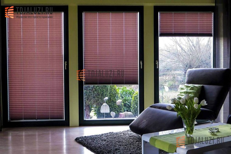 Шторы плиссе