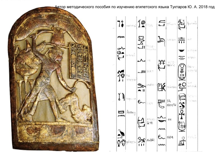 Дешифровка египетских иероглифов